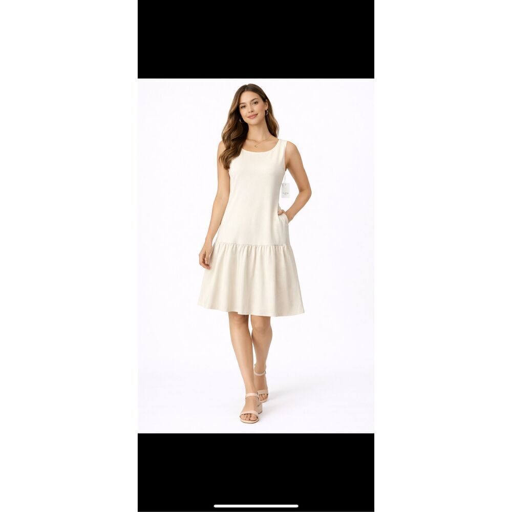 A New Day Sleeveless Fit & Flare Dress – Size Large (NWT)
